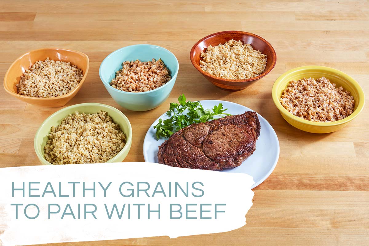 healthy grains to pair with beef