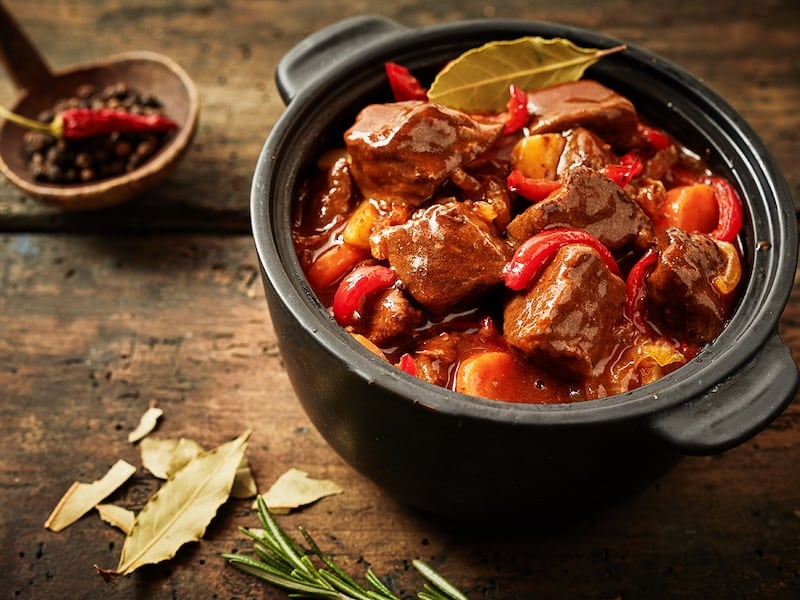 Goulash with natural angus beef